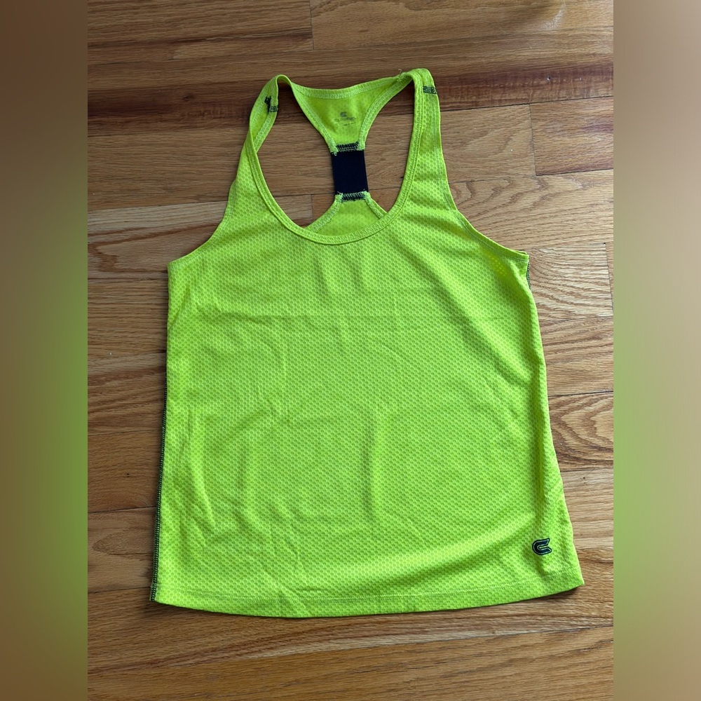 NEON GREEN RACER BACK TANK